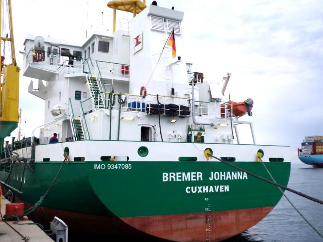 MV BREMER JOHANNA under German Flag